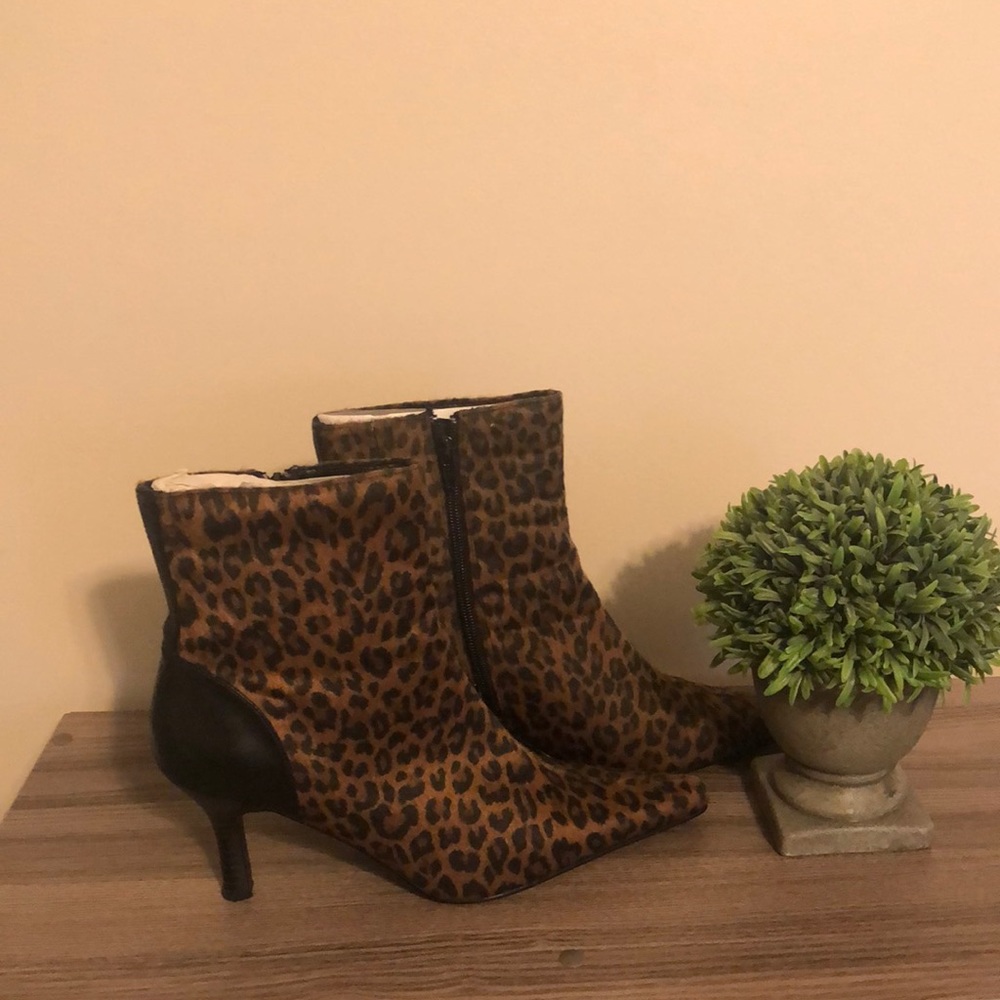 Leopard Booties